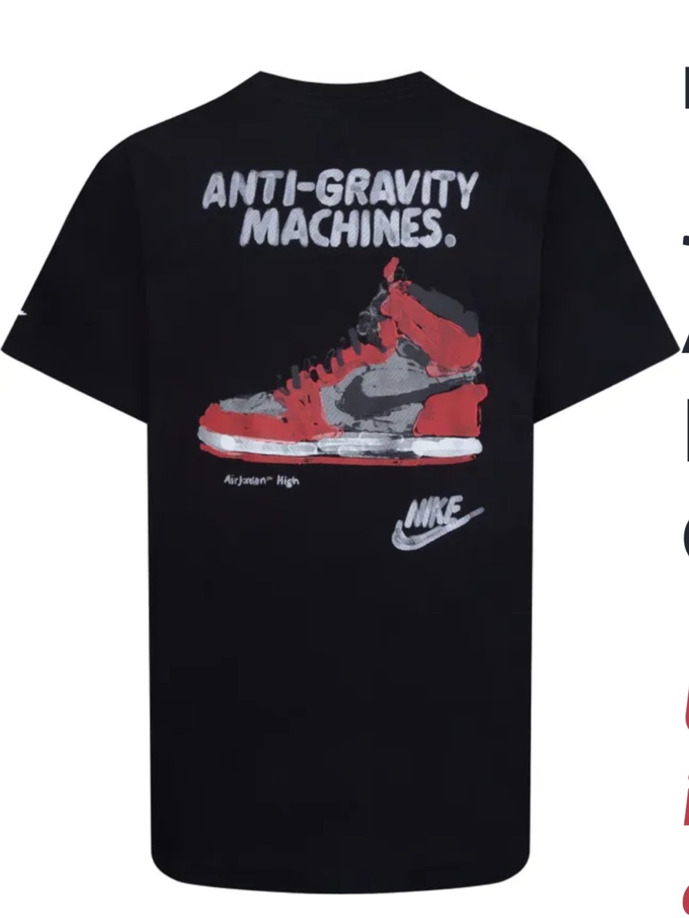 Nike Jordan boys tee Large